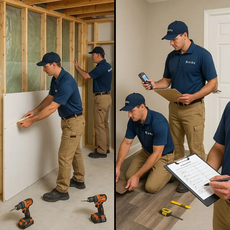 Repairs and Reconstruction process in Savoy, IL